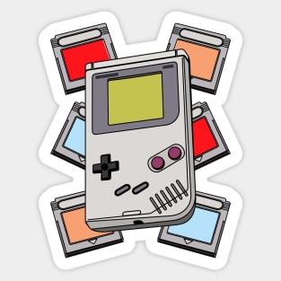 Retro Gaming Console Sticker